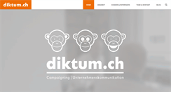 Desktop Screenshot of diktum.ch