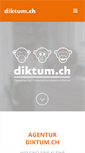 Mobile Screenshot of diktum.ch